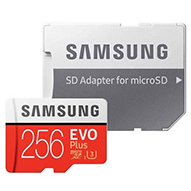 کارت حافظه microSDXC سامسونگ مدل Evo Plus کلاس 10 استاندارد UHS-I U3 سرعت 100MBps ظرفیت 256 گیگابایت به همراه آداپتور SD کارت حافظه microSDXC سامسونگ مدل Evo Plus کلاس 10 استاندارد UHS-I U3 سرعت 100MBps ظرفیت 256 گیگابایت به همراه آداپتور SD