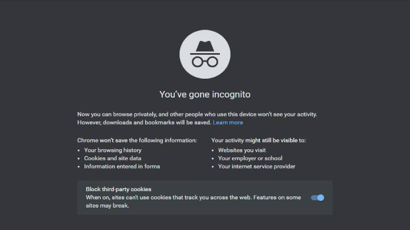 استفاده از حالت ناشناس در گوگلکروم