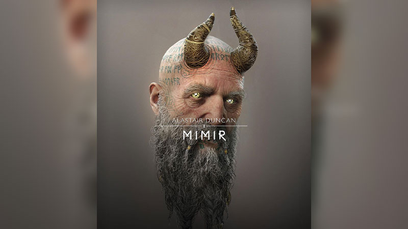 شخصیت میمیر در بازی گاد آف وار رگناروک