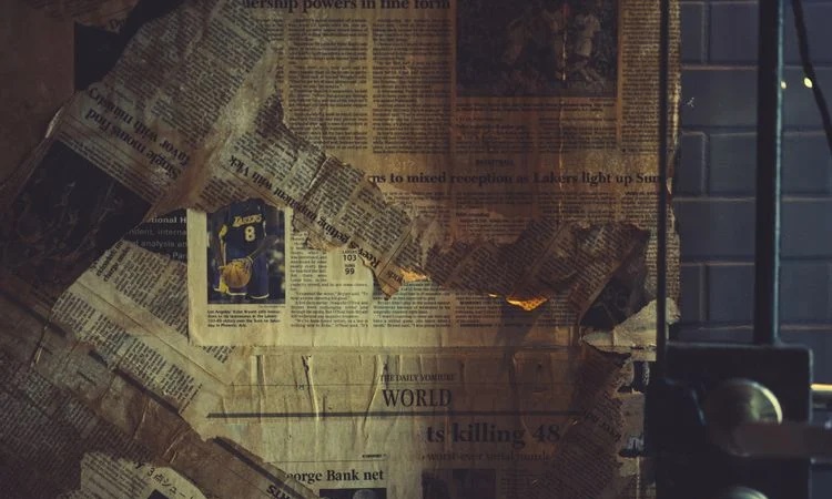 پسزمینه با تم روزنامه