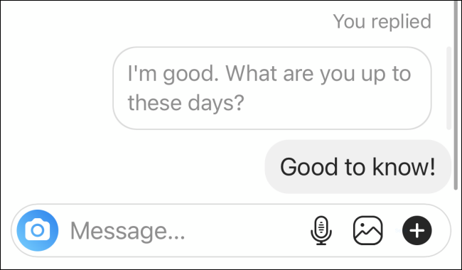 ریپلای اینستاگرام