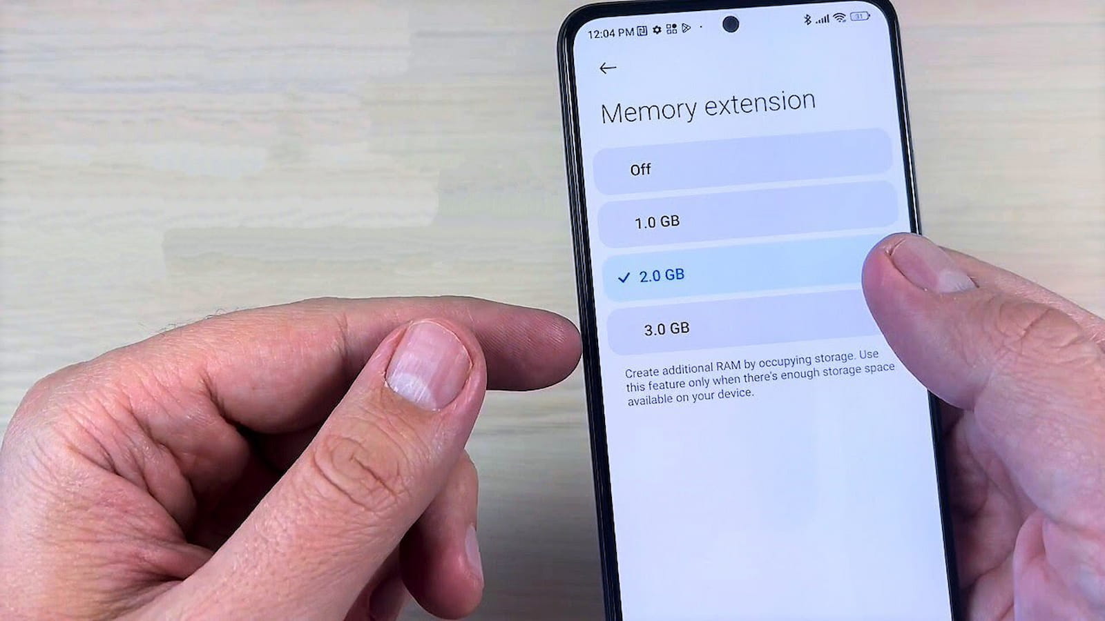 راهنمای فعالسازی رم مجازی شیائومی