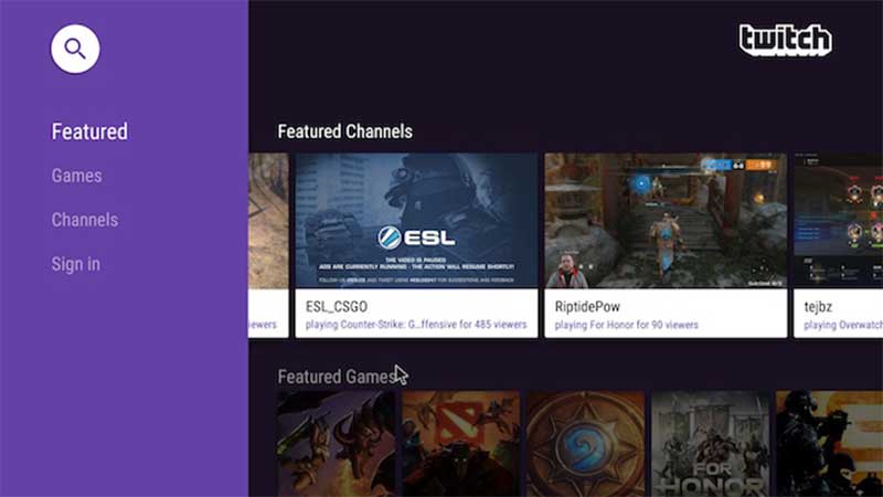 برنامه Twitch