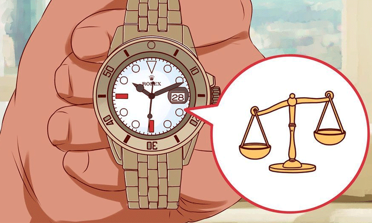 تشخیص اصل بودن ساعت از طریق تفاوت ظاهری